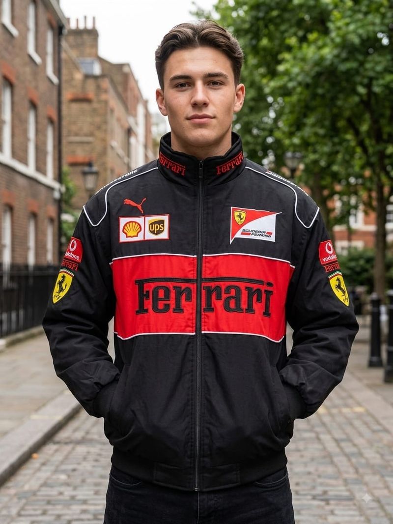 Fivenine Men & Women Graphic Print Biker Jacket - Image 2