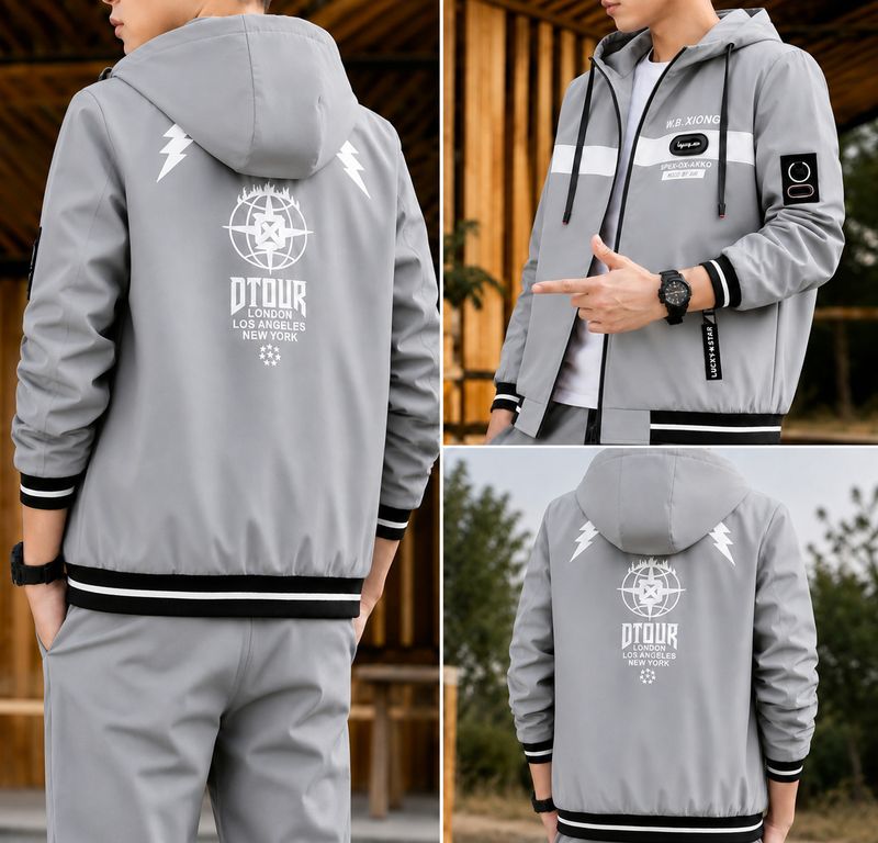 AZITIZ Men Printed Casual Jacket - Image 7