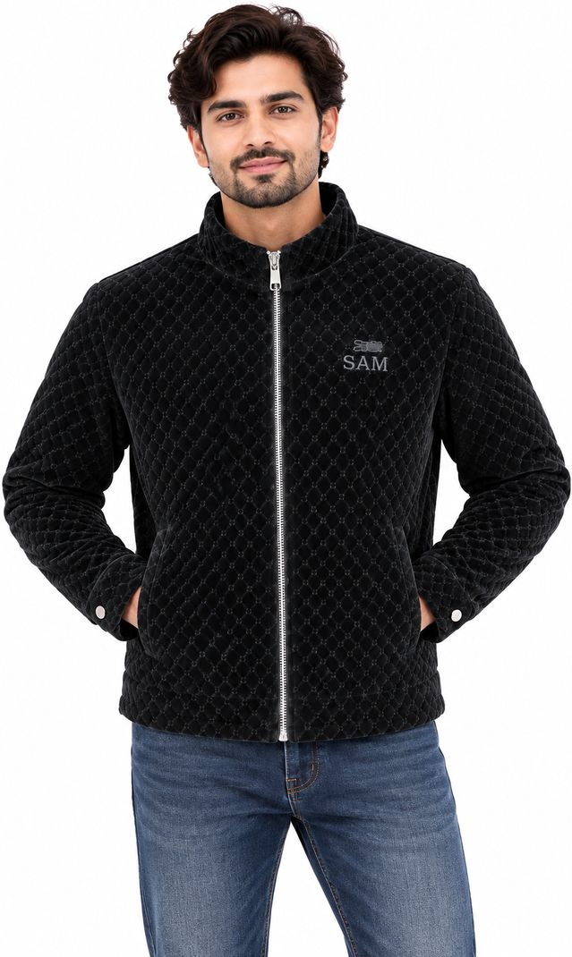 Estixx Men Embroidered Casual Jacket - Image 3