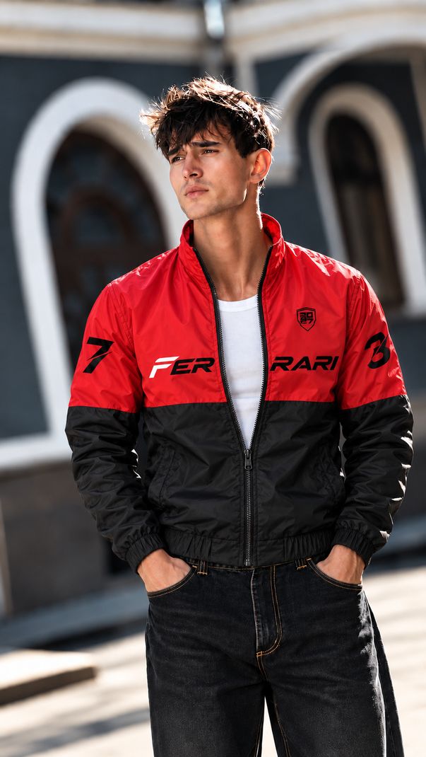 LQT Men Colorblock Sports Jacket - Image 4