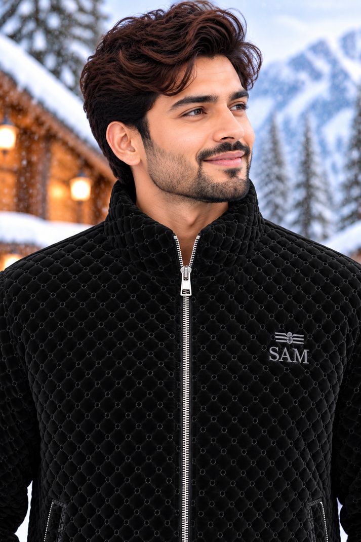Estixx Men Embroidered Casual Jacket - Image 7