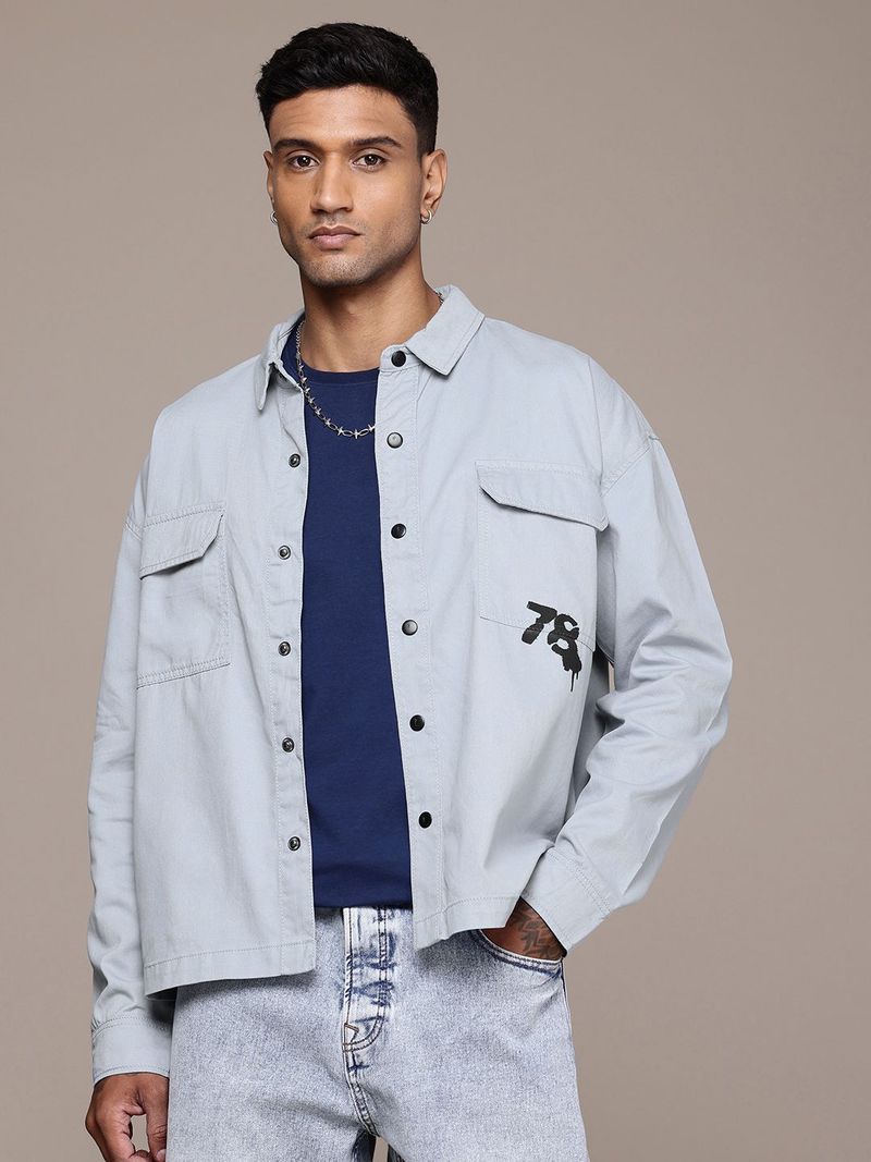 Roadster Men Printed Tailored Jacket - Image 3