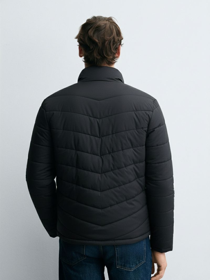 HIGHLANDER Men Solid Puffer Jacket - Image 8