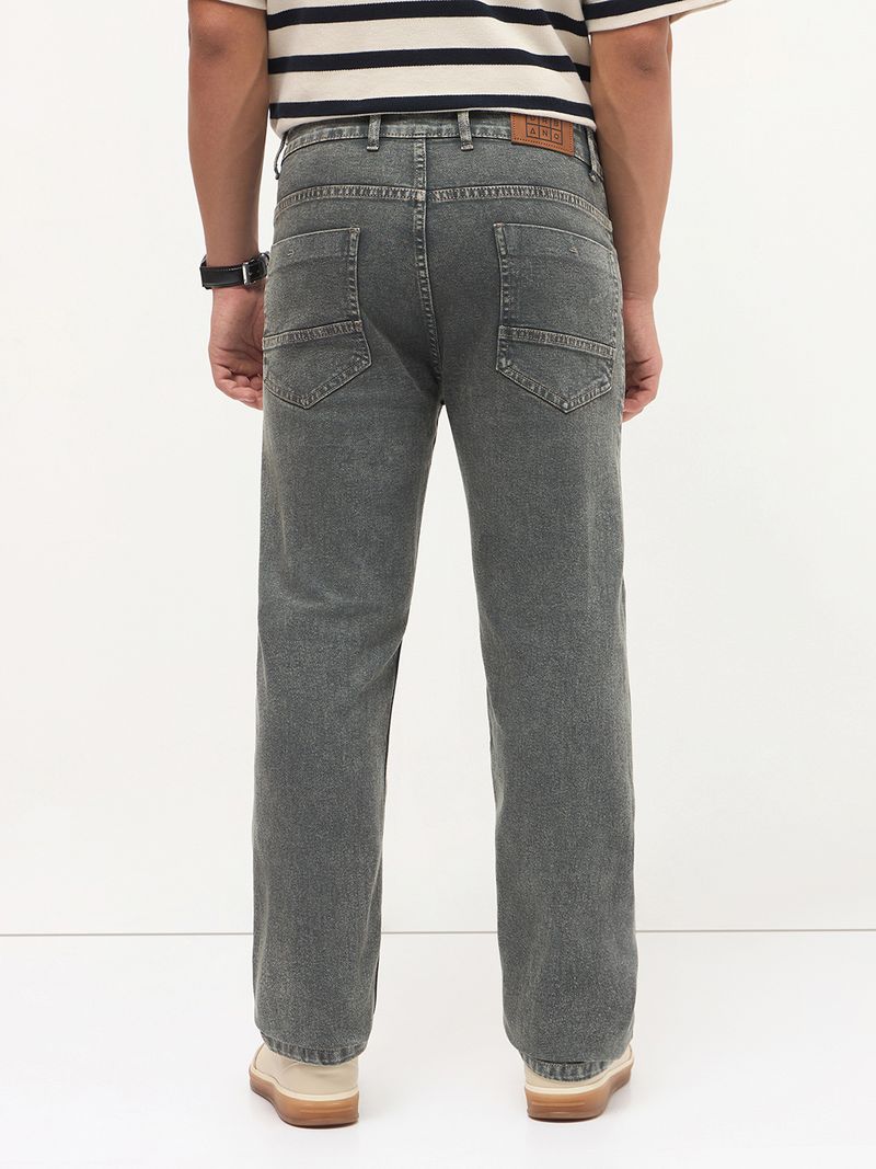 Urbano Fashion Men Regular Mid Rise Grey Jeans - Image 7