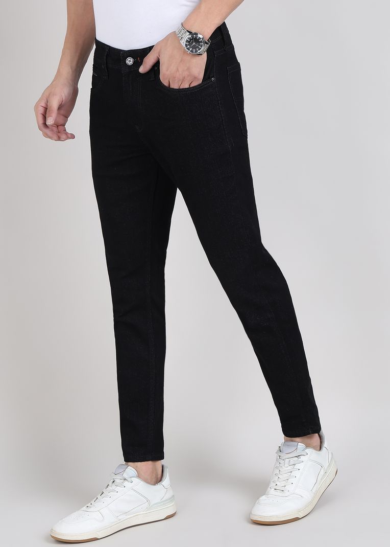 KILLER Men Skinny Mid Rise Dark Blue Jeans - Image 8