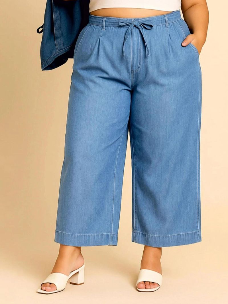 NOVIO Women Loose Fit High Rise Blue Jeans - Image 5