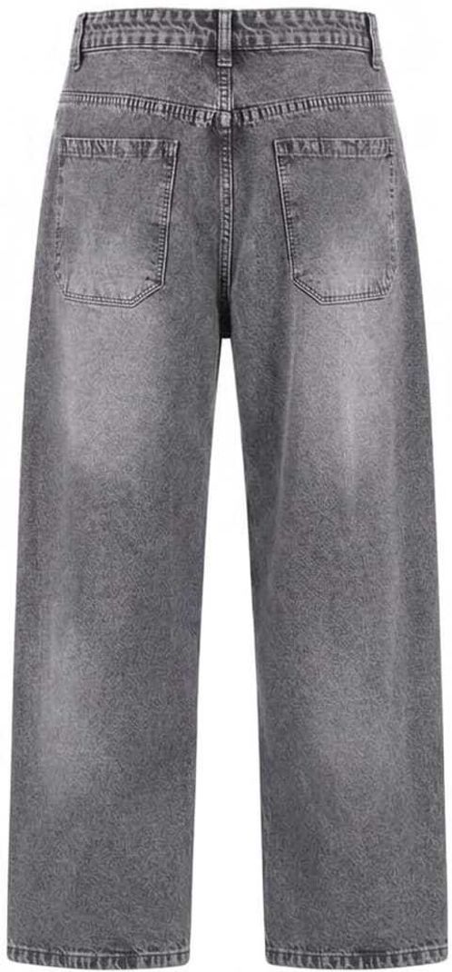 ZYONO Men Baggy Fit High Rise Grey Jeans - Image 8