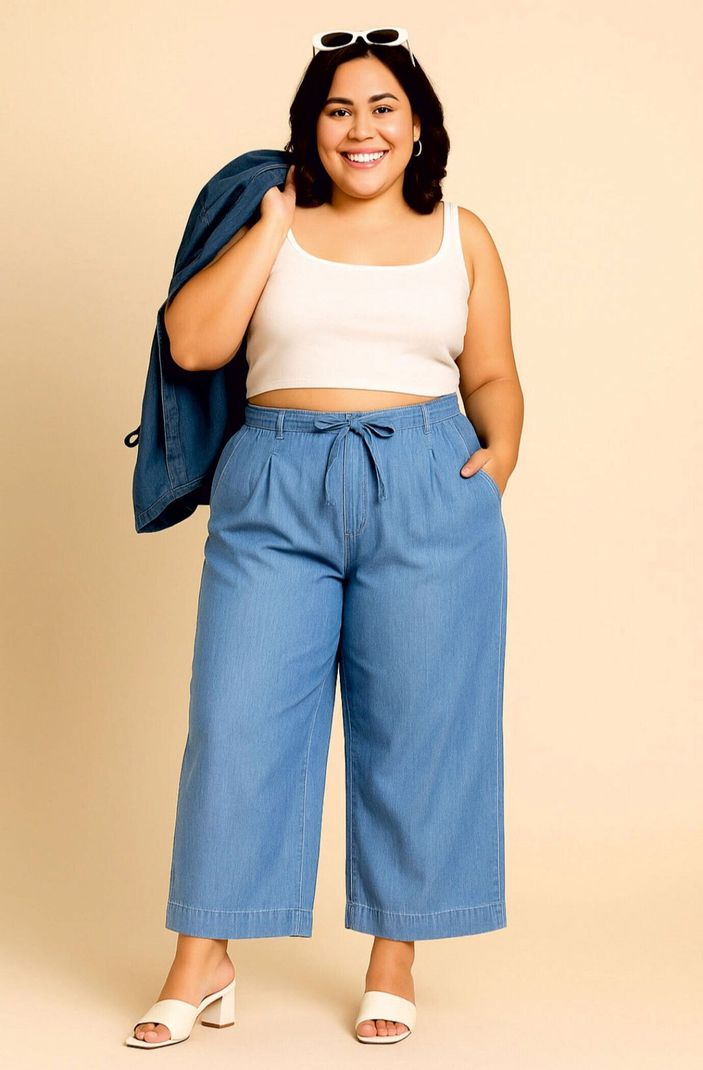 NOVIO Women Loose Fit High Rise Blue Jeans - Image 7