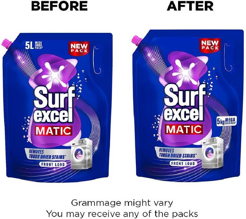 Surf excel Matic Front Load Liquid Detergent 5kg - Image 7