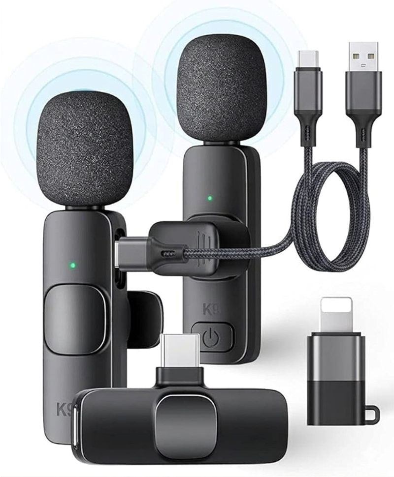 Arceus K9 Wireless Microphone T9, Black - Image 4