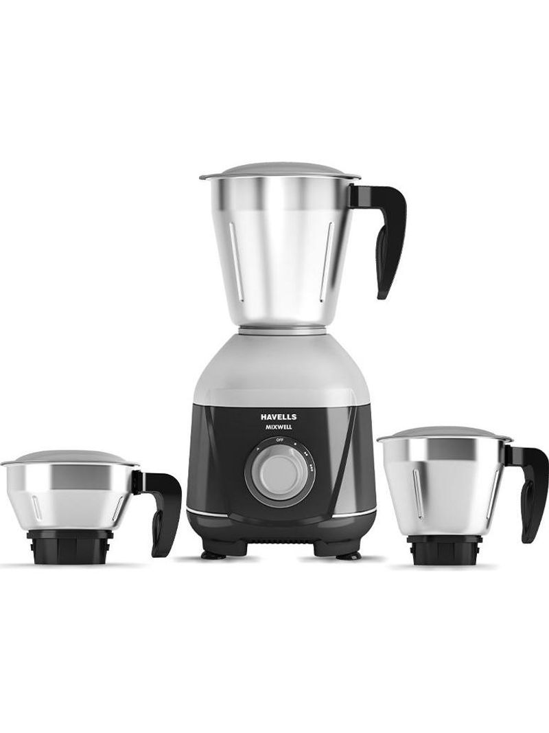 Havells Mixwell-N 500W Mixer Grinder, 3 Jars, Grey & Black - Image 5