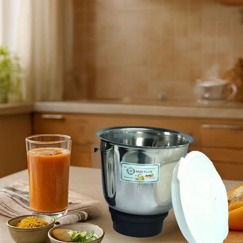 MIXI PLUS Mixer Grinder Medium Jar 800ml - Image 4