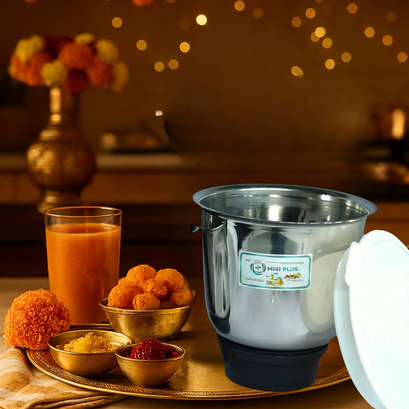 MIXI PLUS Mixer Grinder Medium Jar 800ml - Image 5