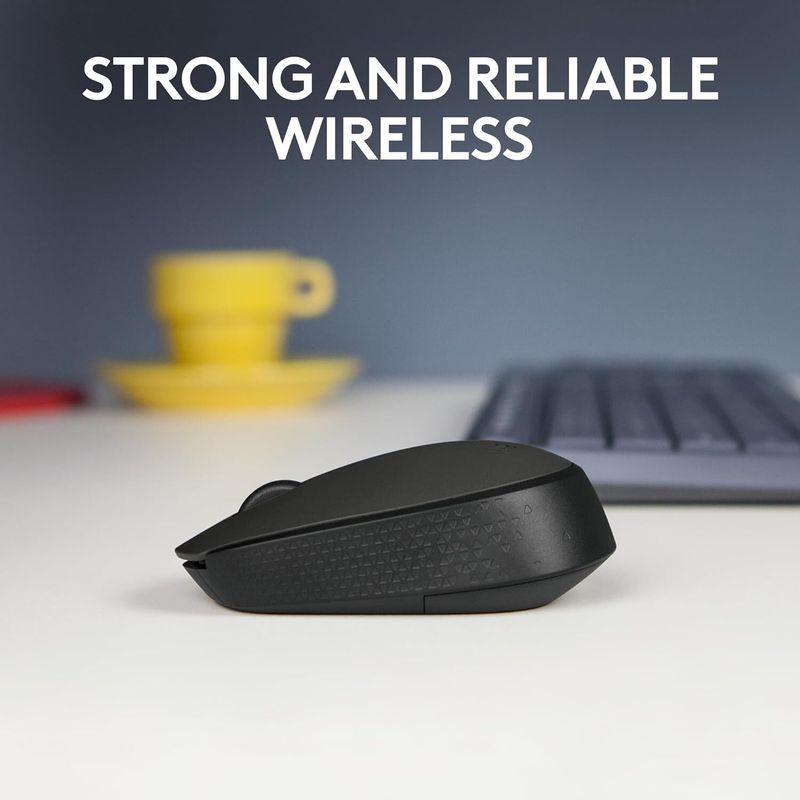 Logitech B170 Wireless Mouse, 1000 DPI, Black - Image 4