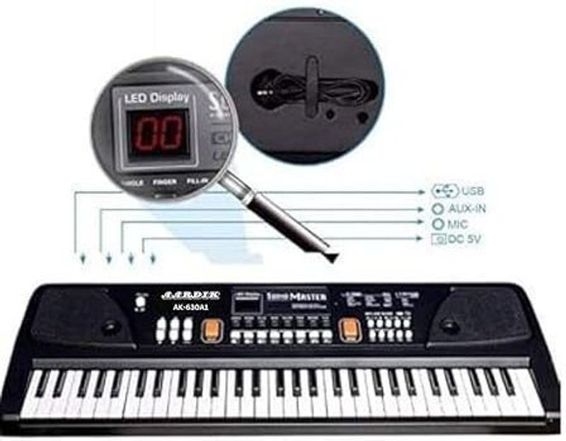 Starlight Sansar 61 Keys Kids Keyboard Piano â Multifunction Musical Learning Piano with USB & Battery Power Analog Portable Keyboard (61 Keys) - Image 3