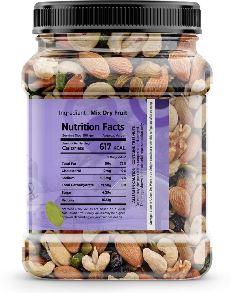 HAI PRABHU Mix Dry Fruit Panchmeva 1kg - Image 6
