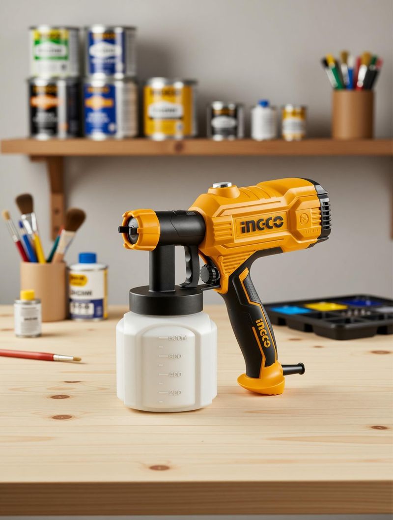 INGCO SPG3508 HVLP Spray Gun Pure Copper Nozzle - Image 7
