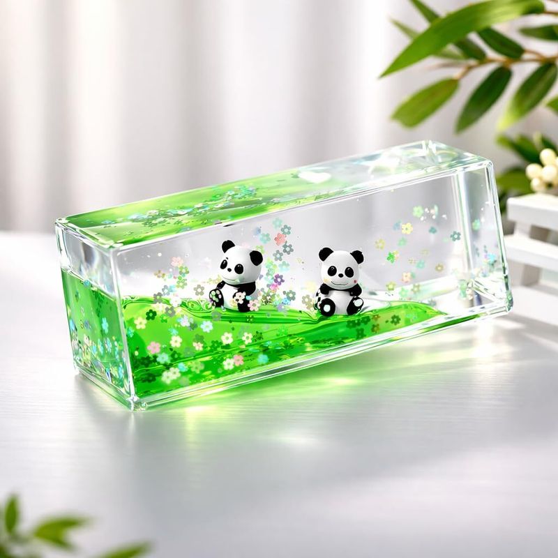 AAKIKI Liquid Wave Motion Paperweight for Office Decorative Showpiece - 5 cm (Plastic, Multicolor) - Image 5