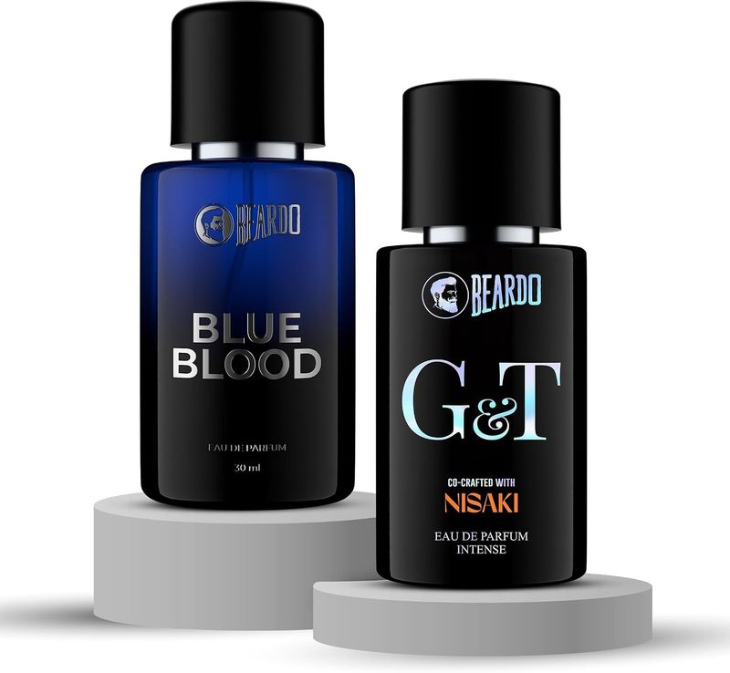 BEARDO Blue Blood And G & T Perfume For Men | Intense, Aromatic, Aquatic Premium | Extrait De Parfum - 60 ml (For Men) - Image 3