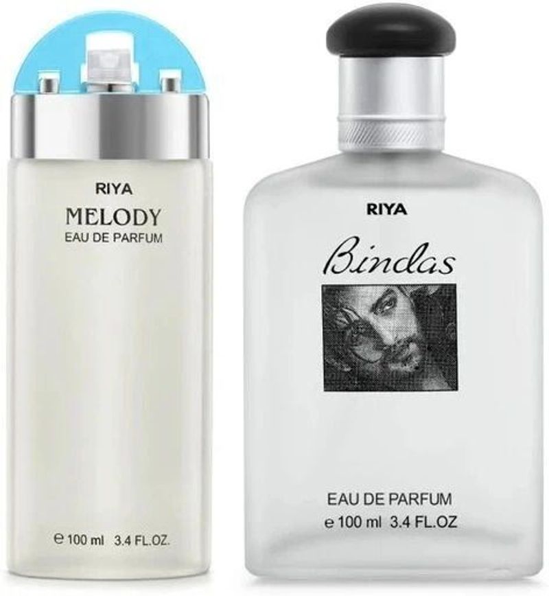 RIYA Bindas 100 ml & Melody 100 ml | Combo of 2 | Long Lasting Fragrance Eau de Parfum - 200 ml (For Men) - Image 3