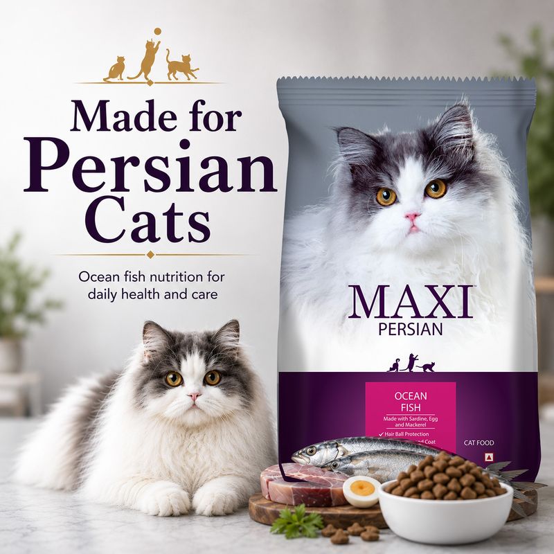 Maxi Persian Ocean Fish Dry Cat Pack of 2 · 1.2 kg (2.4 kg total) - Image 8