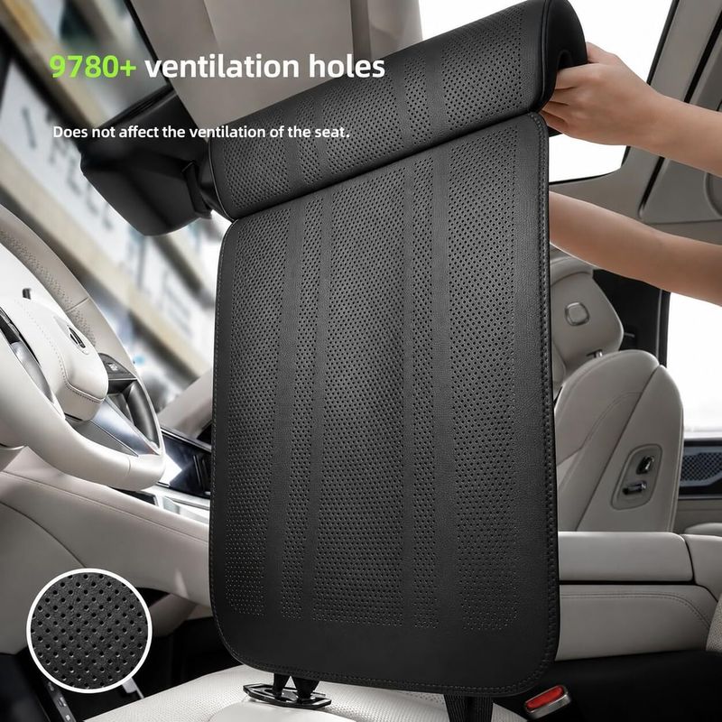 KVVTRADES Adjustable Leg Rest for Car Seat Black - Image 5