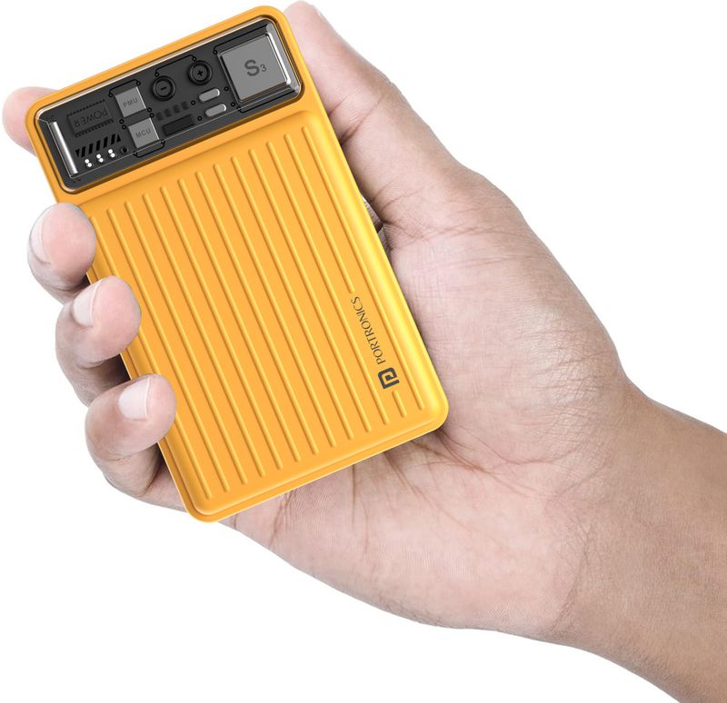 Portronics 20000 mAh 22.5W Power Bank (Yellow) - Image 3
