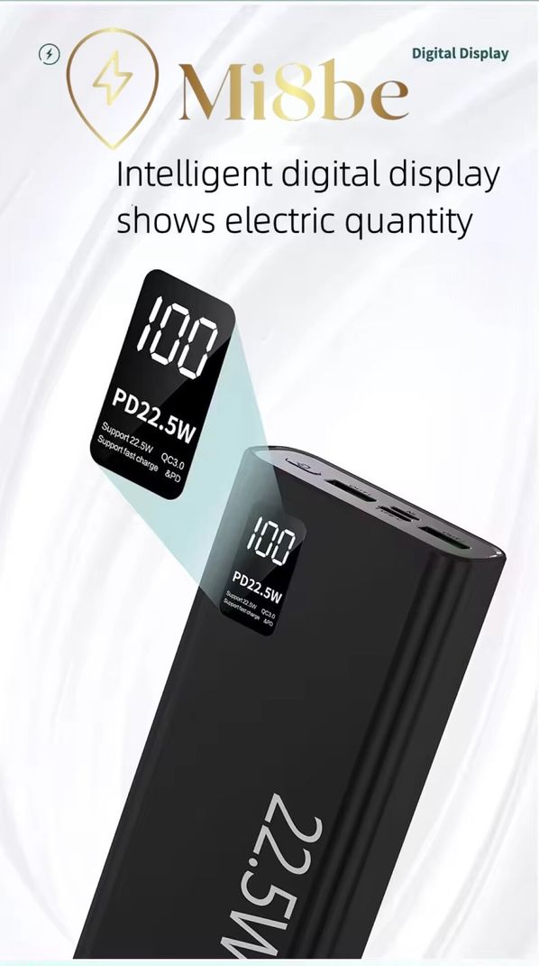 MI8BE 20000 mAh 22.5 W Compact पà¥à¤à¥à¤ साà¤à¥ पà¥à¤µà¤° बà¥à¤à¤ (à¤à¤¾à¤²à¤¾, लिथियम पà¥à¤²à¤¿à¤®à¤°, फासà¥à¤ à¤à¤¾à¤°à¥à¤à¤¿à¤à¤ फà¥à¤° मà¥à¤¬à¤¾à¤à¤², à¤à¤¯à¤°à¤¬à¤¡à¥à¤¸, सà¥à¤®à¤¾à¤°à¥à¤à¤µà¥à¤, सà¥à¤®à¤¾à¤°à¥à¤à¤¬à¥à¤à¤¡, सà¥à¤ªà¥à¤à¤°) - Image 7