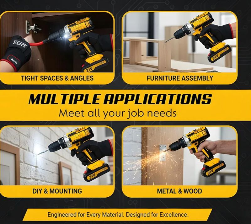 M-TREX Cordless Drill Kit 21V 45Nm - Image 4
