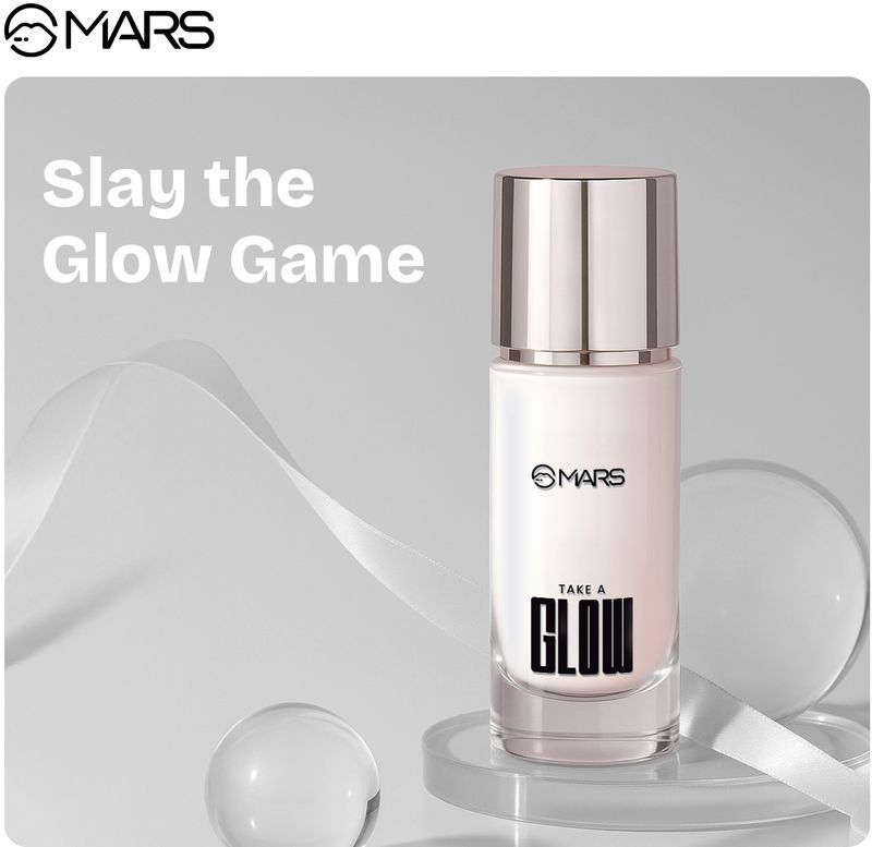 MARS Take A Glow Illuminating Primer + Strobe Cream, 30g, Moon Glow - Image 5