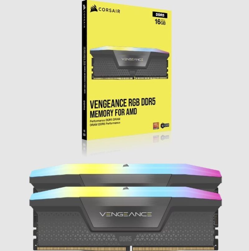 Corsair VENGEANCE RGB DDR5 16GB (1x16GB) Black - Image 6