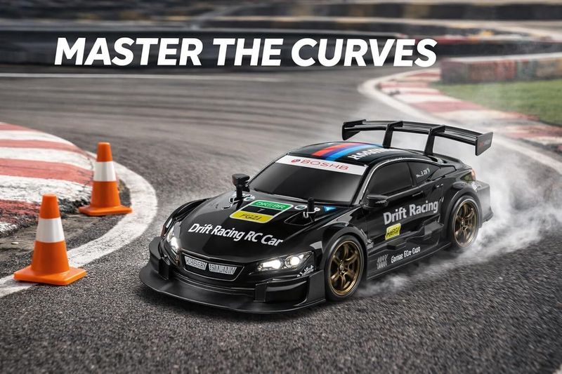 Mini Magic 4X4 RC Drift Car for Adults (Black) - Image 6