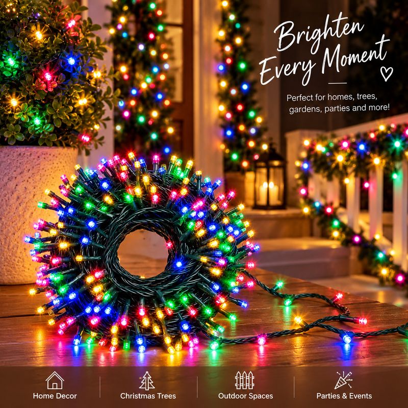 GlowNest 50 LEDs 25m Multicolor String Rice Lights - Image 4