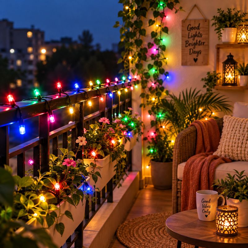 GlowNest 50 LEDs 25m Multicolor String Rice Lights - Image 5