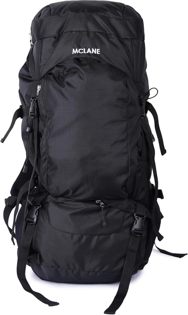 McLane 60L Trekking Backpack Rucksack (Black) - Image 3