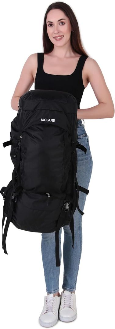 McLane 60L Trekking Backpack Rucksack (Black) - Image 5