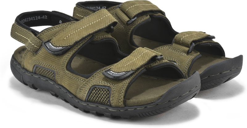 WOODLAND Men Outdoor Comfortable Lightweight Everyday Use Casual Sandal (Olive , 9) - Image 6