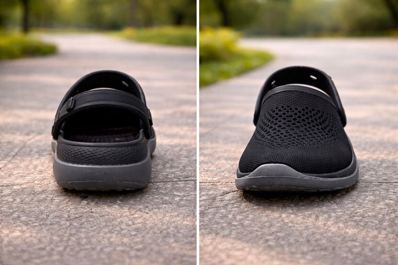 Elite Men LITE OFF RIDE 360 CLASSIC STRAP Clogs Sandal (Black, Grey , 9) - Image 7