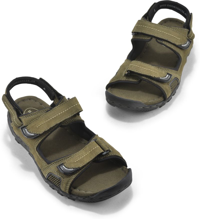 WOODLAND Men Outdoor Comfortable Lightweight Everyday Use Casual Sandal (Olive , 9) - Image 8