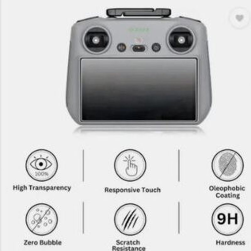 ASMR Nano Glass for This screen protector is designed to offer superior protection for your d r o n e camera remote controller's display. (Pack of 1) - Image 5