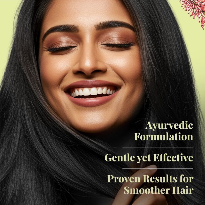 Just Herbs Smooth & Shine Shampoo for Dry & Frizzy Hair | Aloe & Almond (200 ml) - Image 6