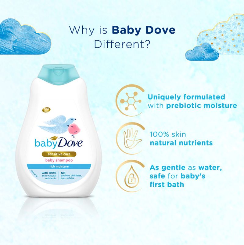 baby Dove Rich Moisture BabyShampoo (600 ml) - Image 6