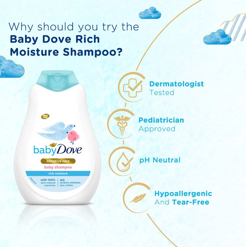 baby Dove Rich Moisture BabyShampoo (600 ml) - Image 7