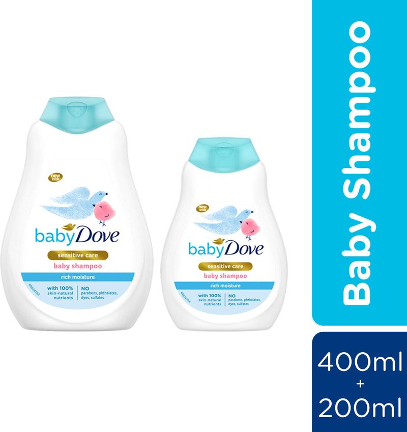 baby Dove Rich Moisture BabyShampoo (600 ml) - Image 4