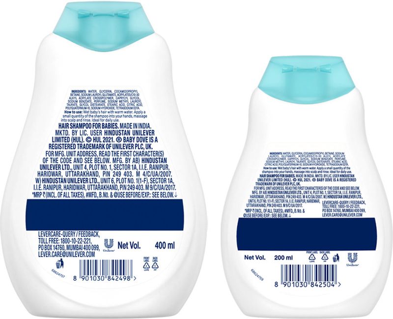 baby Dove Rich Moisture BabyShampoo (600 ml) - Image 5