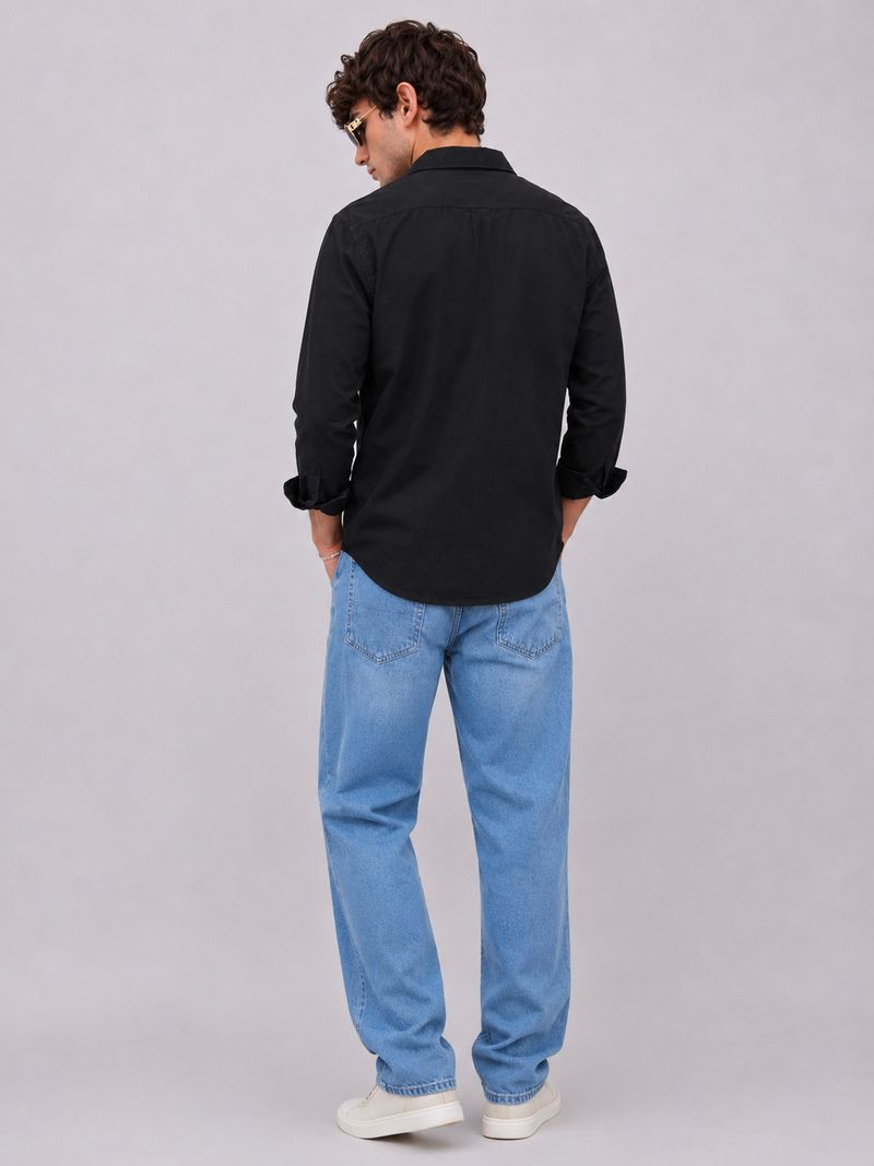WE KAIKA Men Slim Fit Striped Spread Collar Casual Shirt - Image 7