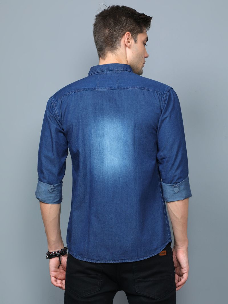 AIDAN PAUL Men Regular Fit Washed Casual Shirt - Image 8