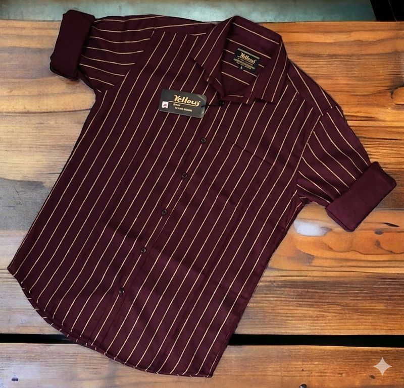 YELLOWDASH Men Regular Fit Striped Casual Shirt - Image 7