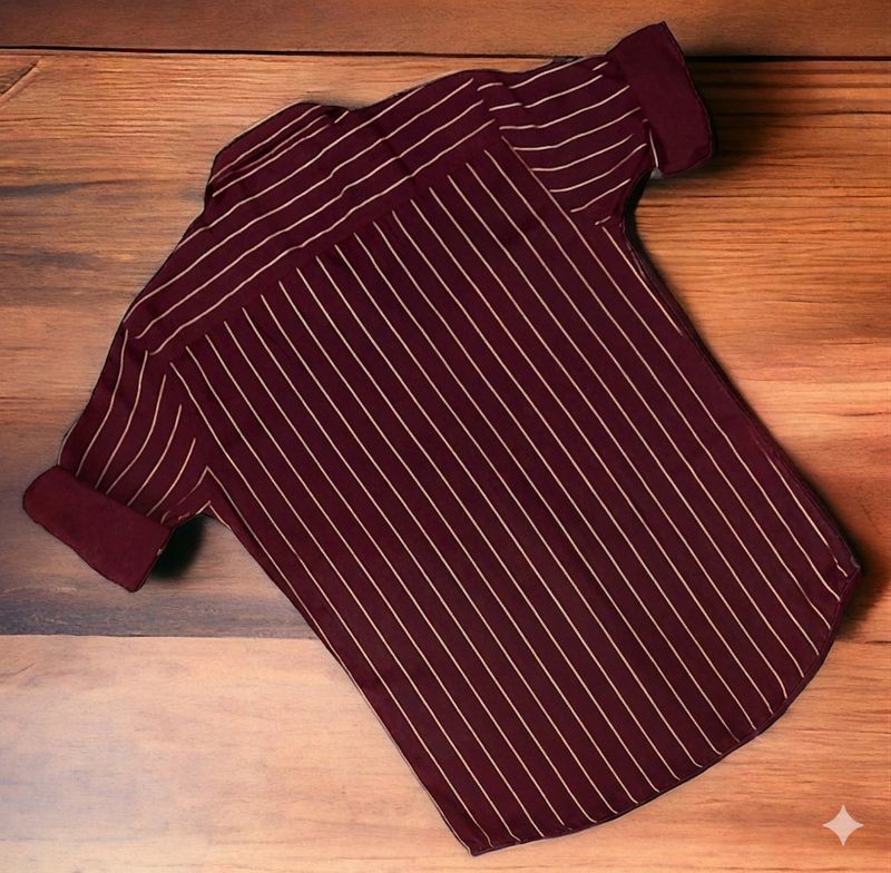 YELLOWDASH Men Regular Fit Striped Casual Shirt - Image 8