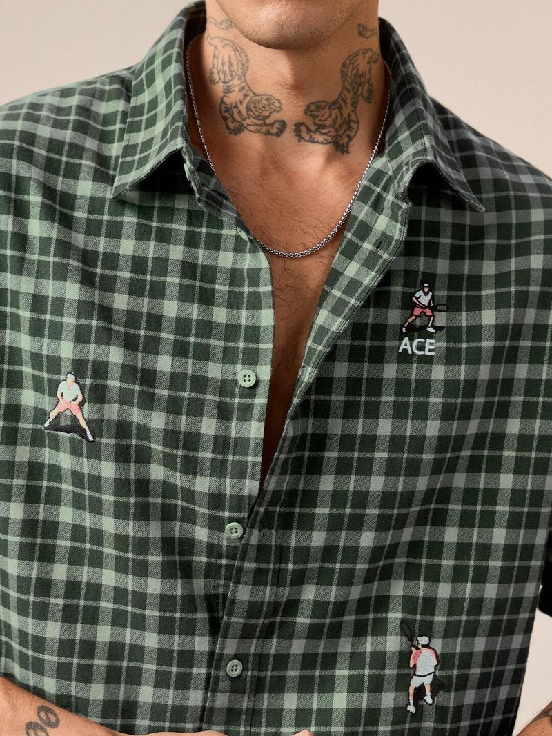 The Souled Store Men Regular Fit Checkered Casual Shirt - Image 6